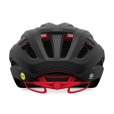 Giro Aries Spherical MIPS Helmet S 51-55 matte carbon/red Unisex Produktbild 2