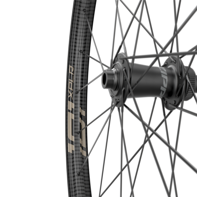 Zipp 101 XPLR Tubeless Disc-Brake Front Wheel 700C/'12X100 black carbon/kwiqsand Produktbild 3