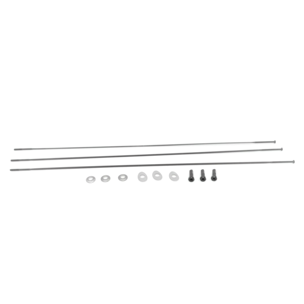 Zipp Spoke and Nipple 290mm CX-Ray Straight Pull Qty 3 one size black