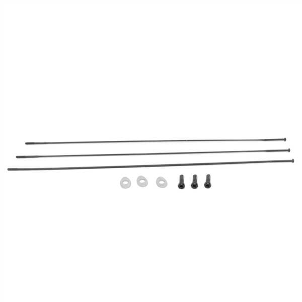 Zipp Spoke and Nipple 258mm CX-Sprint StraightPull Qty3 one size black