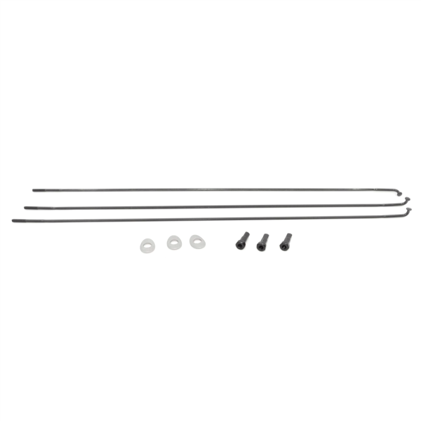 Zipp Spoke and Nipple 262mm CX-Sprint J-Bend Qty 3 one size black