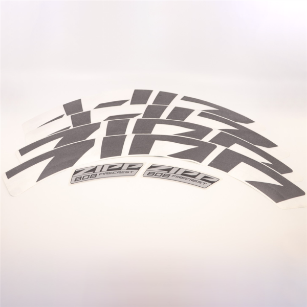 Zipp Wheel Decal Kit 808 model year 2021 Logo one size grey