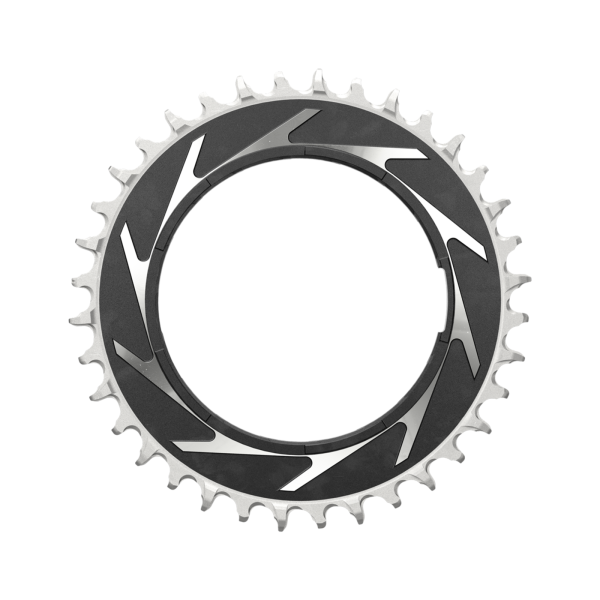 SRAM Chainring Eagle AXS Transmission Power Meter Threaded 3mm Offset 38T black/silver