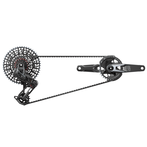 SRAM Groupset X0 Eagle AXS Transmission 165mm/32t black/silver