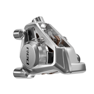 SRAM MY24 Disc Brake Caliper, Flatmount, Red AXS silver Produktbild 1