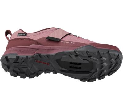 SHIMANO SHIMANO Fahrradschuhe EX500W Damen Touring SPD Gr&ouml;&szlig;e 37 Damenleisten Rot Produktbild 3