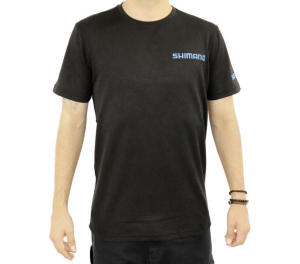SHIMANO SHIMANO WORKSHOP T-SHIRT BLACK, S 50% PES/50% COTTON