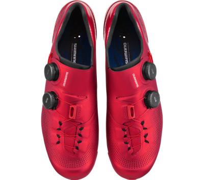 SHIMANO SHIMANO Fahrradschuhe RC903 Damen/Herren Road SPD-SL Gr&ouml;&szlig;e 42 Rot Produktbild 1