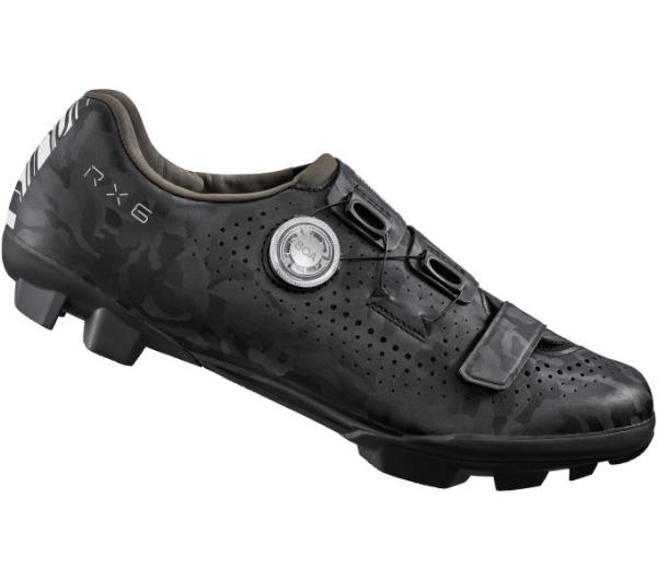 SHIMANO SHIMANO Fahrradschuhe RX600 Herren/Damen Gravel SPD Gr&ouml;&szlig;e 46 Schwarz