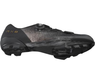 SHIMANO SHIMANO Fahrradschuhe RX801 Herren/Damen Gravel SPD Gr&ouml;&szlig;e 44 Schwarz Produktbild 3