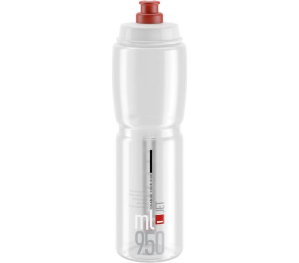 ELITE ELITE Trinkflasche Jet Transparent-Rot 950 ml
