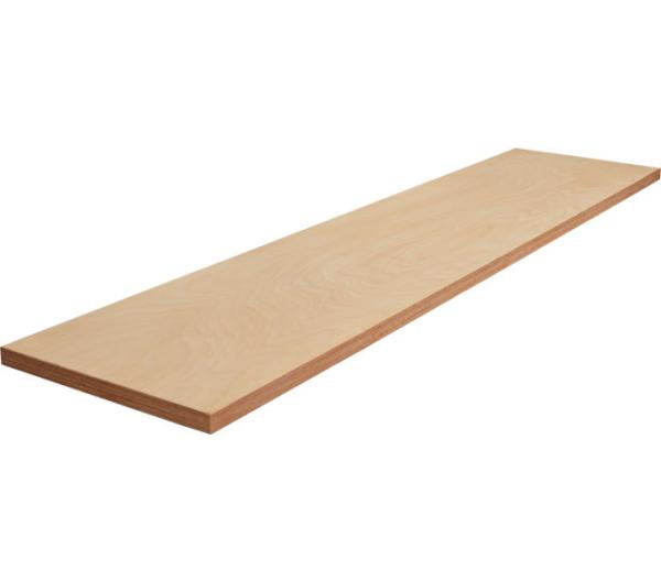 VAR Holz-Arbeitsplatte MO-52283 f&uuml;r 3 Schr&auml;nke 2041,5 x 463 x 40 mm