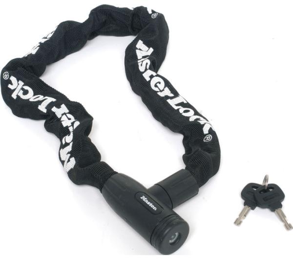 Master Lock Kettenschloss 8391 Schwarz 8 mm x 900 mm Schl&uuml;ssel