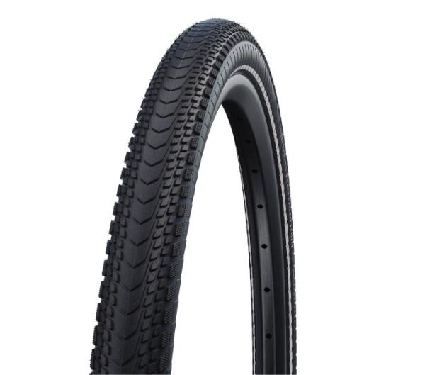 Schwalbe SCHWALBE FALTREIFEN MARATHON ALMOTION  V-Guard 50-622 Schwarz/Reflex