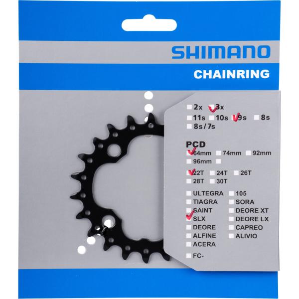 SHIMANO Kettenblatt DEORE FC-M617/660 22 Z&auml;hne