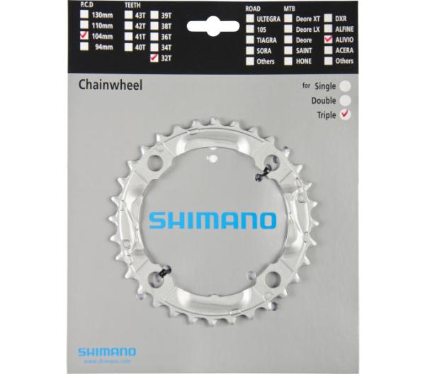 SHIMANO Kettenblatt ALIVIO FC-M430, FC-M431 32 Z&auml;hne