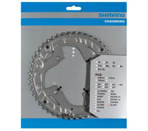SHIMANO Kettenblatt ALIVIO FC-T4060 48 Z&auml;hne