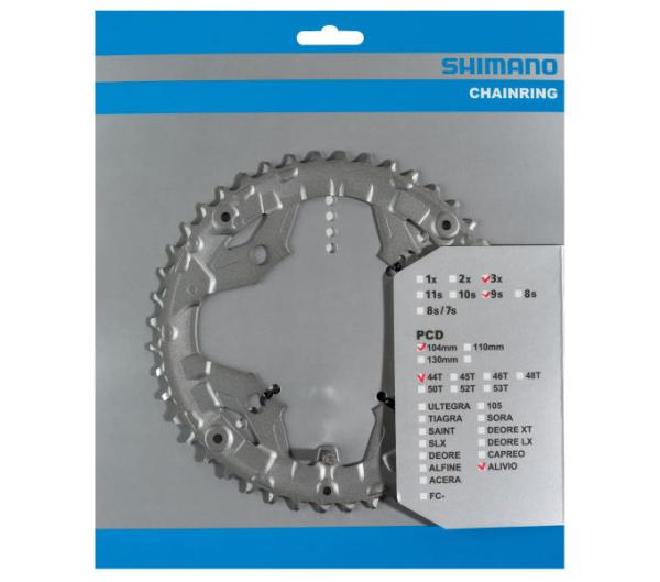 SHIMANO Kettenblatt ALIVIO FC-T4010 44 Z&auml;hne