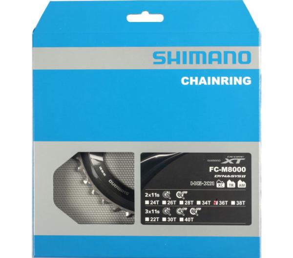 SHIMANO Kettenblatt DEORE XT FC-M8000 36 Z&auml;hne